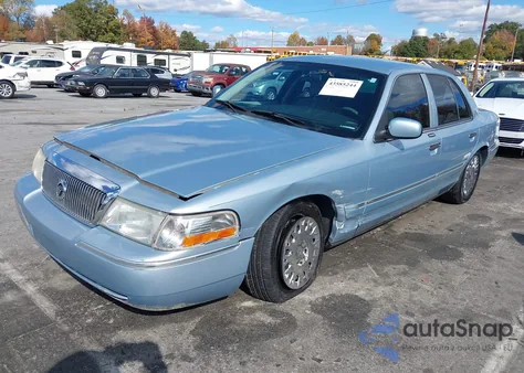 2004 Mercury Grand Marquis Gs from USA, damaged, VIN 2MEFM74WX4X621886